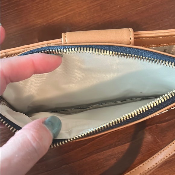 Spartina 449 Brown and Blue Patterned Wristlet - Picture 4 of 4